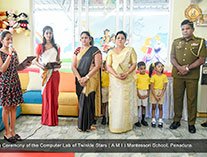Twinkle Stars AMI Montessori Panadura, Montessori Sri Lanka, Nursery Pre school Panadura Sri Lanka, Computer Lab openin day,  A.M.I. montessori in sri lanka