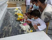 Twinkle Stars AMI Montessori Panadura, Montessori Sri Lanka, Nursery Pre school Panadura Sri Lanka, Poson Celebration in Montessori,  A.M.I. montessori in sri lanka