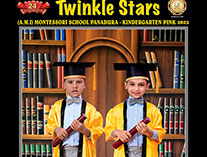 Twinkle Stars AMI Montessori Panadura, Montessori Sri Lanka, Nursery Pre school Panadura Sri Lanka, graduation in Montessori,  A.M.I. montessori in sri lanka, Early Learning and child care centre