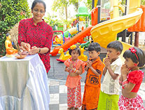 Twinkle Stars AMI Montessori Panadura, Montessori Sri Lanka, Nursery Pre school Panadura Sri Lanka, Sinhala awurudu Festival,  A.M.I. montessori in sri lanka, Early Learning and child care centre