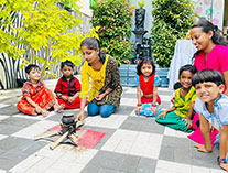 Twinkle Stars AMI Montessori Panadura, Montessori Sri Lanka, Nursery Pre school Panadura Sri Lanka, Sinhala awurudu Festival,  A.M.I. montessori in sri lanka, Early Learning and child care centre
