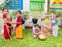 Twinkle Stars AMI Montessori Panadura, Montessori Sri Lanka, Nursery Pre school Panadura Sri Lanka, Sinhala awurudu Festival,  A.M.I. montessori in sri lanka, Early Learning and child care centre