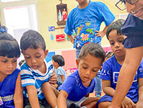 Twinkle Stars AMI Montessori Panadura, Montessori Sri Lanka, Nursery Pre school Panadura Sri Lanka, Colours Day at montessori,  A.M.I. montessori in sri lanka