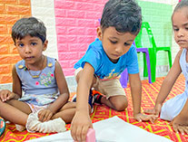 Twinkle Stars AMI Montessori Panadura, Montessori Sri Lanka, Nursery Pre school Panadura Sri Lanka, Colours Day at montessori,  A.M.I. montessori in sri lanka
