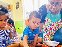Twinkle Stars AMI Montessori Panadura, Montessori Sri Lanka, Nursery Pre school Panadura Sri Lanka, Colours Day at montessori,  A.M.I. montessori in sri lanka
