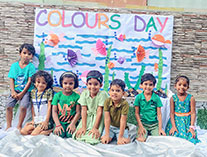 Twinkle Stars AMI Montessori Panadura, Montessori Sri Lanka, Nursery Pre school Panadura Sri Lanka, Colours Day at montessori,  A.M.I. montessori in sri lanka