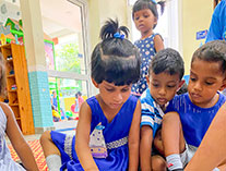 Twinkle Stars AMI Montessori Panadura, Montessori Sri Lanka, Nursery Pre school Panadura Sri Lanka, Colours Day at montessori,  A.M.I. montessori in sri lanka