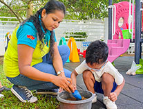 Twinkle Stars AMI Montessori Panadura, Montessori Sri Lanka, Nursery Pre school Panadura Sri Lanka, Environment Day,  A.M.I. montessori in sri lanka, Early Learning and child care centre