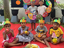 Twinkle Stars AMI Montessori Panadura, Montessori Sri Lanka, Nursery Pre school Panadura Sri Lanka, Fruit Day,  A.M.I. montessori in sri lanka, Early Learning and child care centre