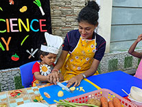 Twinkle Stars AMI Montessori Panadura, Montessori Sri Lanka, Nursery Pre school Panadura Sri Lanka, Home Science Day,  A.M.I. montessori in sri lanka, Early Learning and child care centre