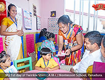 Twinkle Stars AMI Montessori Panadura, Montessori Sri Lanka, Nursery Pre school Panadura Sri Lanka, First Day at montessori at montessori,  A.M.I. montessori in sri lanka