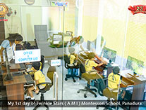 Twinkle Stars AMI Montessori Panadura, Montessori Sri Lanka, Nursery Pre school Panadura Sri Lanka, First Day at montessori at montessori,  A.M.I. montessori in sri lanka