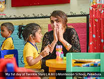 Twinkle Stars AMI Montessori Panadura, Montessori Sri Lanka, Nursery Pre school Panadura Sri Lanka, First Day at montessori at montessori,  A.M.I. montessori in sri lanka