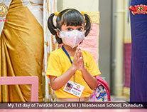 Twinkle Stars AMI Montessori Panadura, Montessori Sri Lanka, Nursery Pre school Panadura Sri Lanka, First Day at montessori at montessori,  A.M.I. montessori in sri lanka