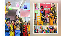 Twinkle Stars AMI Montessori Panadura, Montessori Sri Lanka, Nursery Pre school Panadura Sri Lanka, Sinhala new year celebration at montessori, Kindergarten awurudu, nursery preschool play park aurudu
