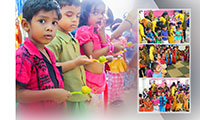 Twinkle Stars AMI Montessori Panadura, Montessori Sri Lanka, Nursery Pre school Panadura Sri Lanka, Sinhala new year celebration at montessori, Kindergarten awurudu, nursery preschool play park aurudu