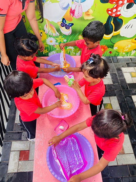 Twinkle Stars AMI Montessori Panadura, Montessori Sri Lanka, Nursery Pre school Panadura Sri Lanka, Laundry Day in Montessori, nursery and Kindergarten activities, A.M.I. montessori in sri lanka, Early Learning and child care centre