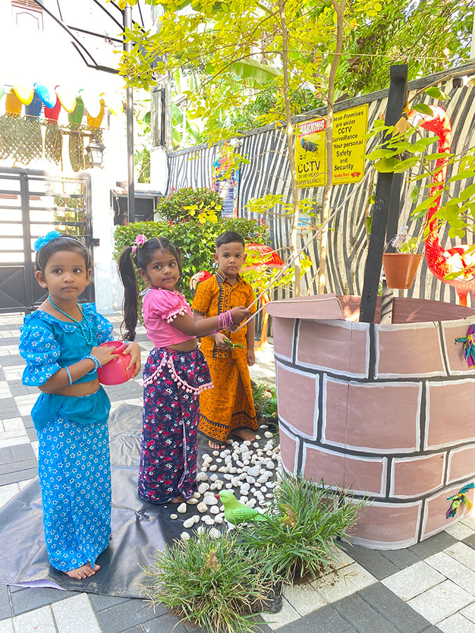 Twinkle Stars AMI Montessori Panadura, Montessori Sri Lanka, Nursery Pre school Panadura Sri Lanka, Avurudu celebration in Montessori, nursery and Kindergarten activities, A.M.I. montessori in sri lanka, Early Learning and child care centre