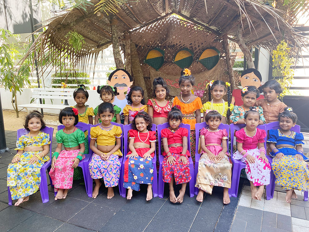 Twinkle Stars AMI Montessori Panadura, Montessori Sri Lanka, Nursery Pre school Panadura Sri Lanka, Avurudu celebration in Montessori, nursery and Kindergarten activities, A.M.I. montessori in sri lanka, Early Learning and child care centre