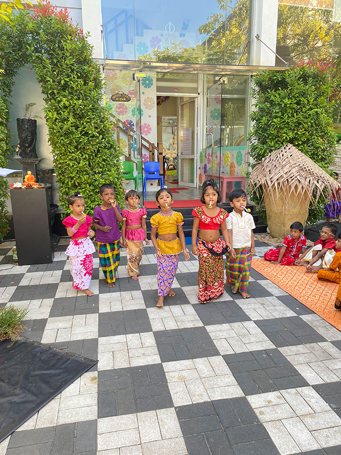 Twinkle Stars AMI Montessori Panadura, Montessori Sri Lanka, Nursery Pre school Panadura Sri Lanka, Avurudu celebration in Montessori, nursery and Kindergarten activities, A.M.I. montessori in sri lanka, Early Learning and child care centre
