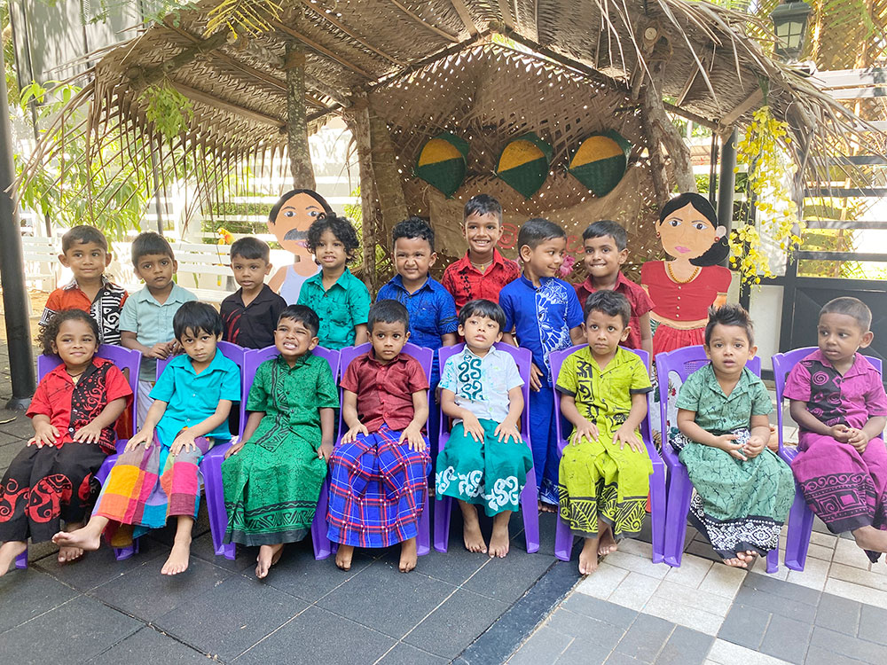 Twinkle Stars AMI Montessori Panadura, Montessori Sri Lanka, Nursery Pre school Panadura Sri Lanka, Avurudu celebration in Montessori, nursery and Kindergarten activities, A.M.I. montessori in sri lanka, Early Learning and child care centre