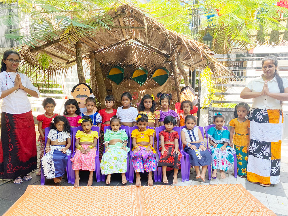 Twinkle Stars AMI Montessori Panadura, Montessori Sri Lanka, Nursery Pre school Panadura Sri Lanka, Avurudu celebration in Montessori, nursery and Kindergarten activities, A.M.I. montessori in sri lanka, Early Learning and child care centre
