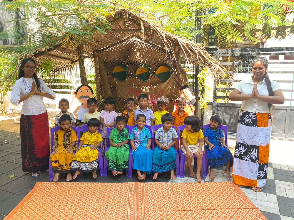 Twinkle Stars AMI Montessori Panadura, Montessori Sri Lanka, Nursery Pre school Panadura Sri Lanka, Avurudu celebration in Montessori, nursery and Kindergarten activities, A.M.I. montessori in sri lanka, Early Learning and child care centre