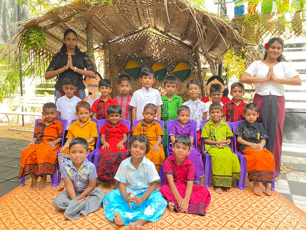 Twinkle Stars AMI Montessori Panadura, Montessori Sri Lanka, Nursery Pre school Panadura Sri Lanka, Avurudu celebration in Montessori, nursery and Kindergarten activities, A.M.I. montessori in sri lanka, Early Learning and child care centre