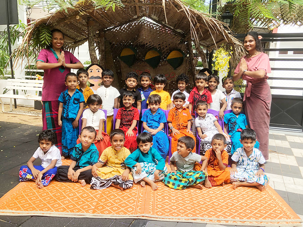 Twinkle Stars AMI Montessori Panadura, Montessori Sri Lanka, Nursery Pre school Panadura Sri Lanka, Avurudu celebration in Montessori, nursery and Kindergarten activities, A.M.I. montessori in sri lanka, Early Learning and child care centre