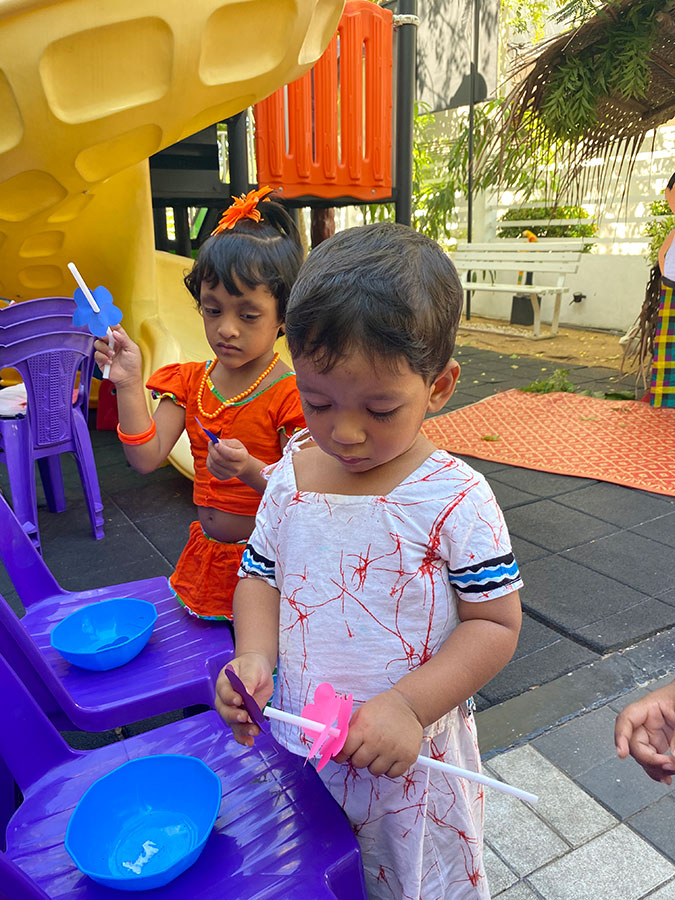 Twinkle Stars AMI Montessori Panadura, Montessori Sri Lanka, Nursery Pre school Panadura Sri Lanka, Avurudu celebration in Montessori, nursery and Kindergarten activities, A.M.I. montessori in sri lanka, Early Learning and child care centre