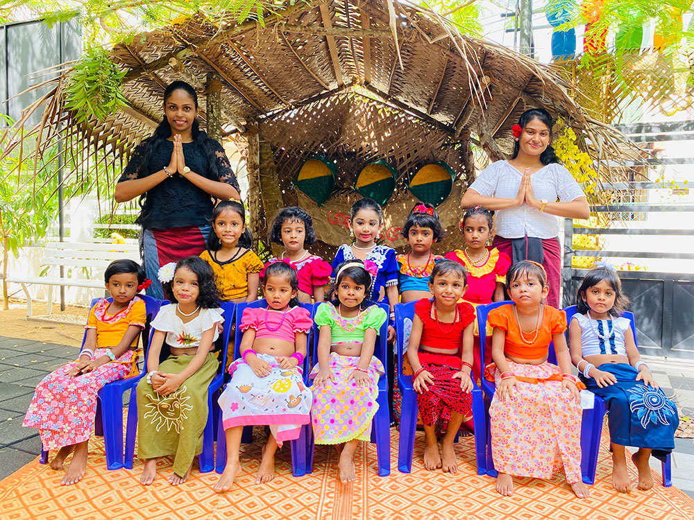 Twinkle Stars AMI Montessori Panadura, Montessori Sri Lanka, Nursery Pre school Panadura Sri Lanka, Avurudu celebration in Montessori, nursery and Kindergarten activities, A.M.I. montessori in sri lanka, Early Learning and child care centre