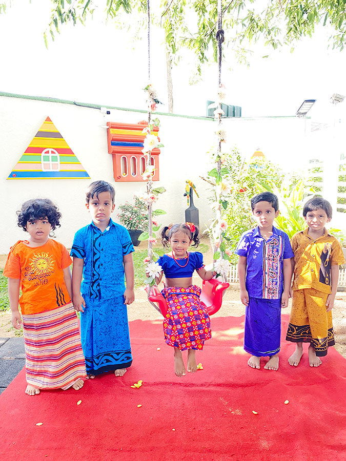 Twinkle Stars AMI Montessori Panadura, Montessori Sri Lanka, Nursery Pre school Panadura Sri Lanka, Avurudu celebration in Montessori, nursery and Kindergarten activities, A.M.I. montessori in sri lanka, Early Learning and child care centre