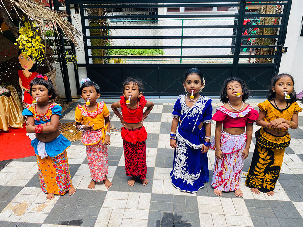 Twinkle Stars AMI Montessori Panadura, Montessori Sri Lanka, Nursery Pre school Panadura Sri Lanka, Avurudu celebration in Montessori, nursery and Kindergarten activities, A.M.I. montessori in sri lanka, Early Learning and child care centre