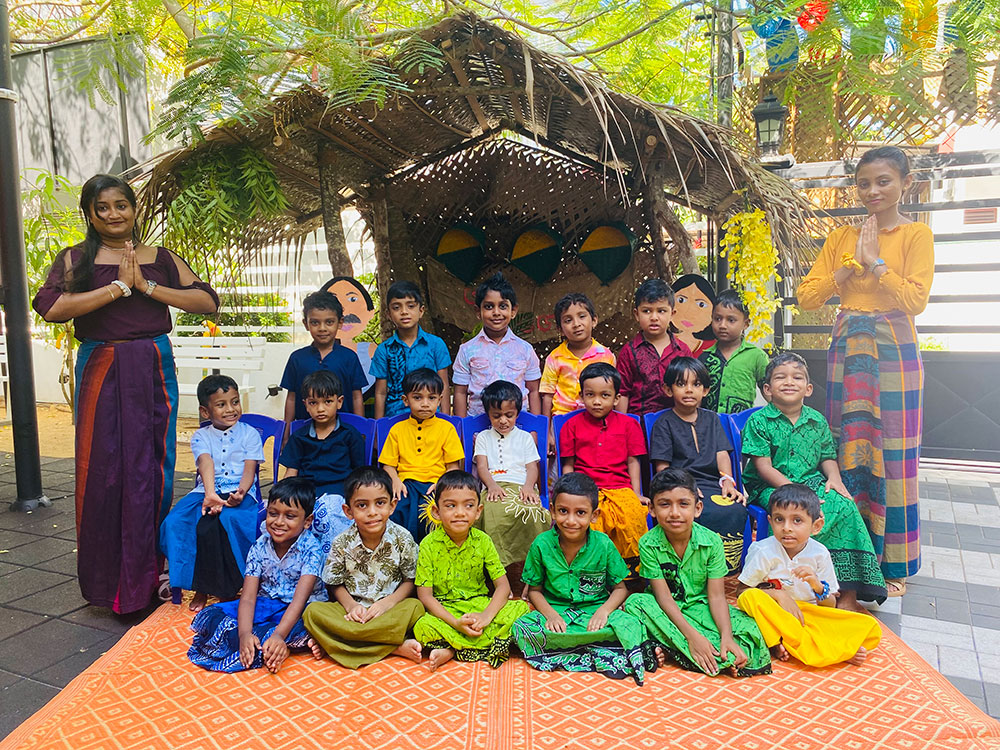Twinkle Stars AMI Montessori Panadura, Montessori Sri Lanka, Nursery Pre school Panadura Sri Lanka, Avurudu celebration in Montessori, nursery and Kindergarten activities, A.M.I. montessori in sri lanka, Early Learning and child care centre