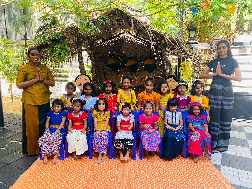 Twinkle Stars AMI Montessori Panadura, Montessori Sri Lanka, Nursery Pre school Panadura Sri Lanka, Avurudu celebration in Montessori, nursery and Kindergarten activities, A.M.I. montessori in sri lanka, Early Learning and child care centre