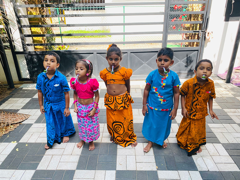 Twinkle Stars AMI Montessori Panadura, Montessori Sri Lanka, Nursery Pre school Panadura Sri Lanka, Avurudu celebration in Montessori, nursery and Kindergarten activities, A.M.I. montessori in sri lanka, Early Learning and child care centre