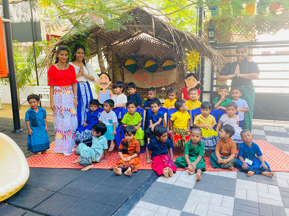 Twinkle Stars AMI Montessori Panadura, Montessori Sri Lanka, Nursery Pre school Panadura Sri Lanka, Avurudu celebration in Montessori, nursery and Kindergarten activities, A.M.I. montessori in sri lanka, Early Learning and child care centre