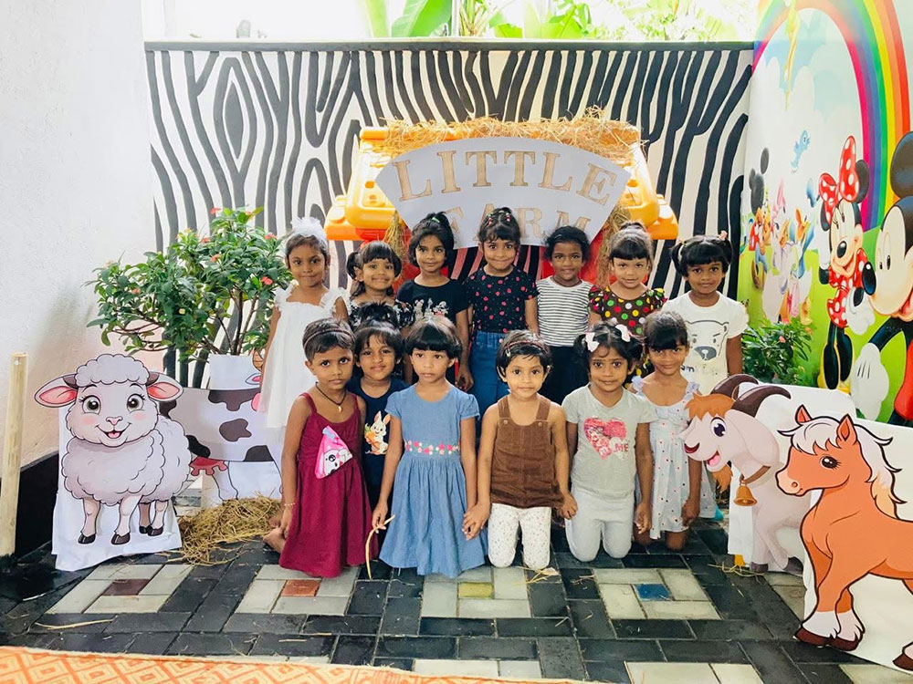 Twinkle Stars AMI Montessori Panadura, Montessori Sri Lanka, Nursery Pre school Panadura Sri Lanka, Farm Day in Montessori, nursery and Kindergarten activities, A.M.I. montessori in sri lanka, Early Learning and child care centre