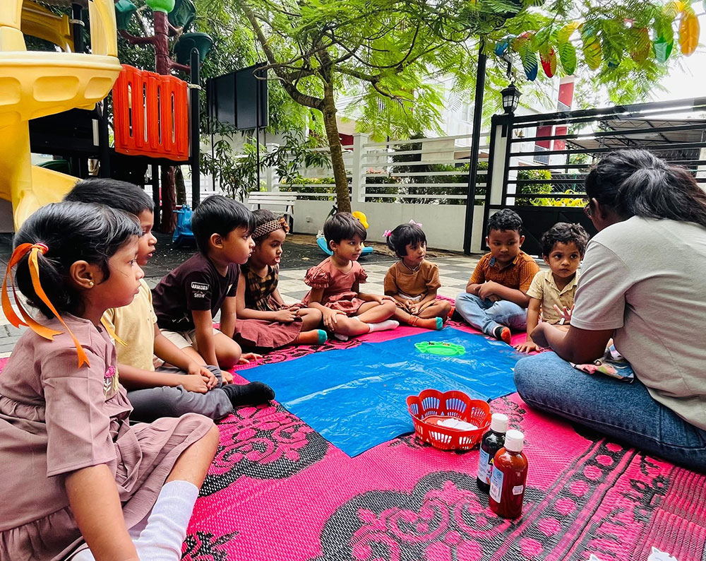 Twinkle Stars AMI Montessori Panadura, Montessori Sri Lanka, Nursery Pre school Panadura Sri Lanka, Farm Day in Montessori, nursery and Kindergarten activities, A.M.I. montessori in sri lanka, Early Learning and child care centre
