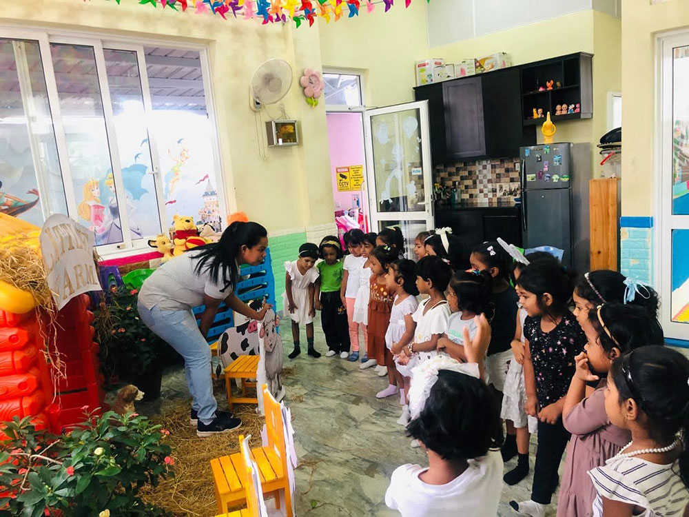 Twinkle Stars AMI Montessori Panadura, Montessori Sri Lanka, Nursery Pre school Panadura Sri Lanka, Farm Day in Montessori, nursery and Kindergarten activities, A.M.I. montessori in sri lanka, Early Learning and child care centre