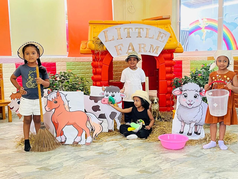 Twinkle Stars AMI Montessori Panadura, Montessori Sri Lanka, Nursery Pre school Panadura Sri Lanka, Farm Day in Montessori, nursery and Kindergarten activities, A.M.I. montessori in sri lanka, Early Learning and child care centre