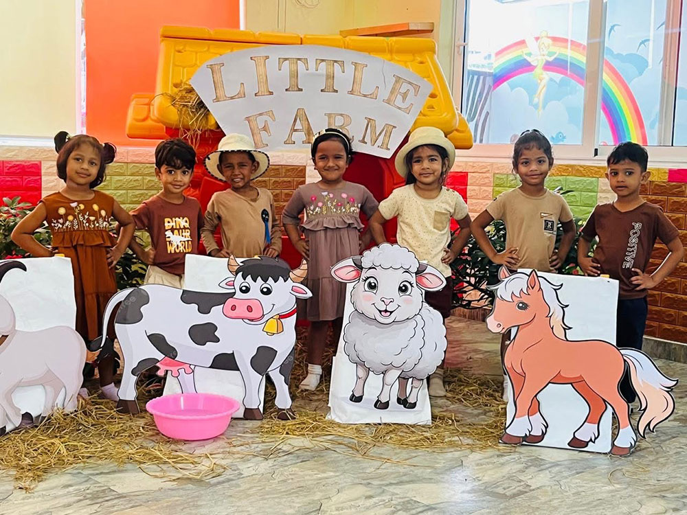 Twinkle Stars AMI Montessori Panadura, Montessori Sri Lanka, Nursery Pre school Panadura Sri Lanka, Farm Day in Montessori, nursery and Kindergarten activities, A.M.I. montessori in sri lanka, Early Learning and child care centre