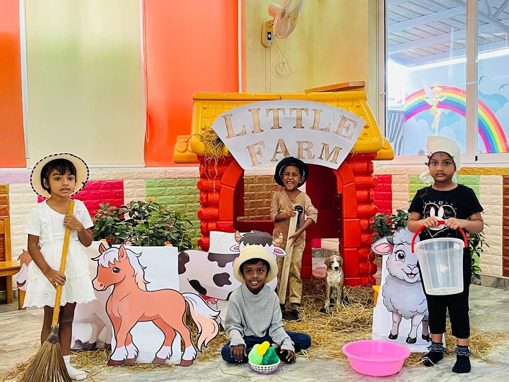 Twinkle Stars AMI Montessori Panadura, Montessori Sri Lanka, Nursery Pre school Panadura Sri Lanka, Farm Day in Montessori, nursery and Kindergarten activities, A.M.I. montessori in sri lanka, Early Learning and child care centre
