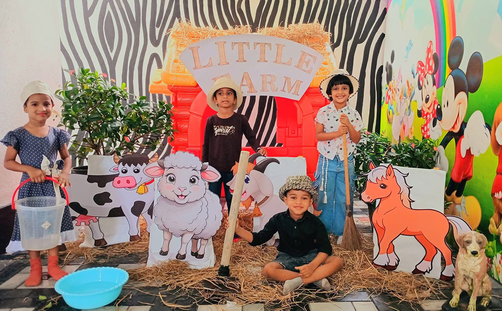 Twinkle Stars AMI Montessori Panadura, Montessori Sri Lanka, Nursery Pre school Panadura Sri Lanka, Farm Day in Montessori, nursery and Kindergarten activities, A.M.I. montessori in sri lanka, Early Learning and child care centre