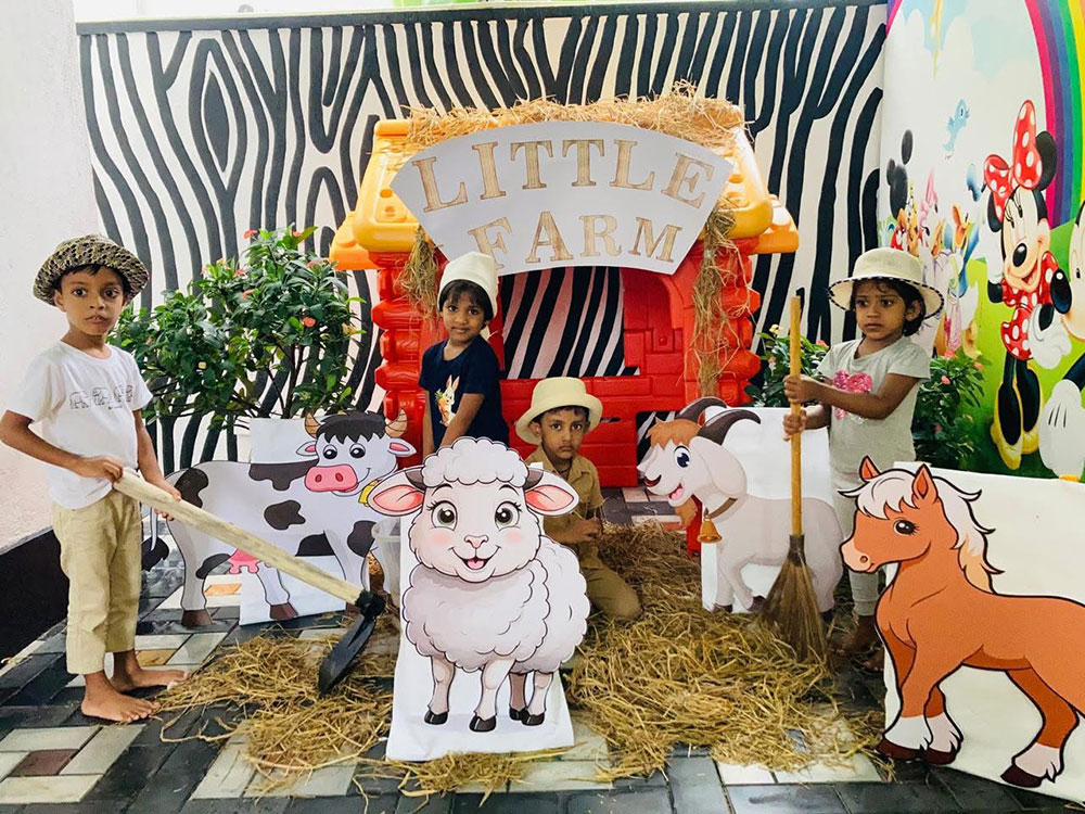Twinkle Stars AMI Montessori Panadura, Montessori Sri Lanka, Nursery Pre school Panadura Sri Lanka, Farm Day in Montessori, nursery and Kindergarten activities, A.M.I. montessori in sri lanka, Early Learning and child care centre