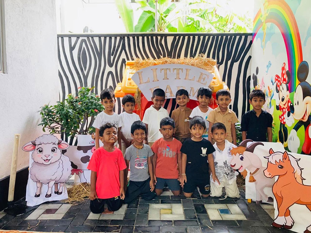 Twinkle Stars AMI Montessori Panadura, Montessori Sri Lanka, Nursery Pre school Panadura Sri Lanka, Farm Day in Montessori, nursery and Kindergarten activities, A.M.I. montessori in sri lanka, Early Learning and child care centre