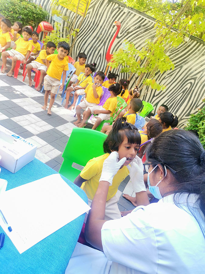 Twinkle Stars AMI Montessori Panadura, Montessori Sri Lanka, Nursery Pre school Panadura Sri Lanka, Oral health programme  in Montessori, nursery and Kindergarten activities, A.M.I. montessori in sri lanka, Early Learning and child care centre