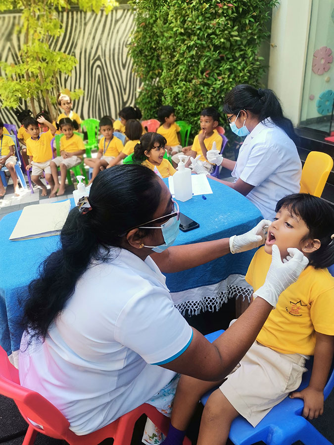 Twinkle Stars AMI Montessori Panadura, Montessori Sri Lanka, Nursery Pre school Panadura Sri Lanka, Oral health programme  in Montessori, nursery and Kindergarten activities, A.M.I. montessori in sri lanka, Early Learning and child care centre
