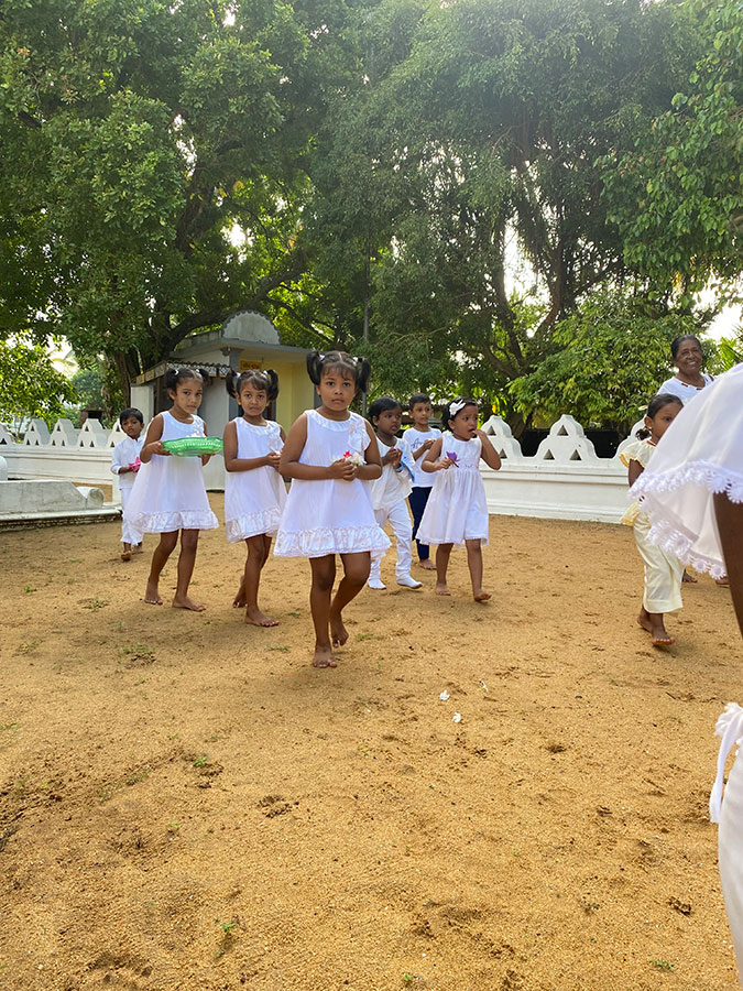 Twinkle Stars AMI Montessori Panadura, Montessori Sri Lanka, Nursery Pre school Panadura Sri Lanka, Poson festival celebration in Montessori, nursery and Kindergarten activities, A.M.I. montessori in sri lanka, Early Learning and child care centre