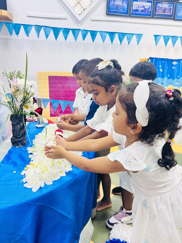 Twinkle Stars AMI Montessori Panadura, Montessori Sri Lanka, Nursery Pre school Panadura Sri Lanka, May feast in Montessori, nursery and Kindergarten activities, A.M.I. montessori in sri lanka, Early Learning and child care centre